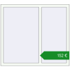 Ціноутворення Вікна 1250x1118 мм REHAU Euro 70. Ціна: €152.17