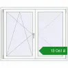 Ціноутворення Вікна 1500x1200 мм REHAU Euro 70 Білий (RAL 9016) з двох сторін. Ціна: ₴13,060.68