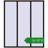 Ціноутворення Вікна 1800x2100 мм REHAU SYNEGO MD BLACK_BROWN з двох сторін. Ціна: ₴26,927.42