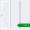 Ціноутворення Вікна 1800x1800 мм REHAU Euro 60. Ціна: €254.58