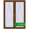 Ціноутворення Вікна 1350x1750 мм REHAU SYNEGO MD WALNUT з двох сторін. Ціна: ₴29,952.34
