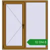 Ціноутворення Вікна 1280x1380 мм REHAU Euro 60 LIGHT_OAK з двох сторін. Ціна: ₴10,594.09