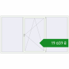 Ціноутворення Вікна 3000x1650 мм Altest Pony 375 RAL 9016 Traffic white з двох сторін. Ціна: ₴19,659.15