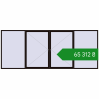 Ціноутворення Вікна 5000x2000 мм REHAU Brillant-Design BLACK_BROWN з двох сторін. Ціна: ₴65,311.79