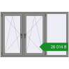 Ціноутворення Вікна 1800x1200 мм Altest Pony 375 RAL 9007 Grey aluminium з двох сторін. Ціна: ₴28,014.00
