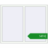 Ціноутворення Вікна 1350x1100 мм REHAU Euro 70. Ціна: €149.44