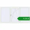 Ціноутворення Вікна 2200x1200 мм REHAU Euro 60 Білий (RAL 9016) з двох сторін. Ціна: ₴9,276.35