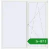 Ціноутворення Вікна 2250x2330 мм REHAU Euro 70 Білий (RAL 9016) з двох сторін. Ціна: ₴26,487.36