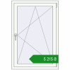 Ціноутворення Вікна 850x1250 мм REHAU Euro 60 Білий (RAL 9016) з двох сторін. Ціна: ₴5,215.05