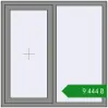 Ціноутворення Вікна 1200x1200 мм Altest Pony 375 RAL 9007 Grey aluminium з двох сторін. Ціна: ₴9,443.50