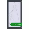 Ціноутворення Вікна 1000x1900 мм REHAU Euro 70 ANTHRACITE_GREY_STRUKTURAL з двох сторін. Ціна: ₴14,029.42