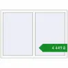 Ціноутворення Вікна 1440x1030 мм REHAU Euro 60 Білий (RAL 9016) з двох сторін. Ціна: ₴4,448.85