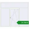 Ціноутворення Вікна 2300x2000 мм REHAU Euro 70 Білий (RAL 9016) з двох сторін. Ціна: ₴24,258.26