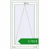 Ціноутворення Вікна 700x1200 мм REHAU Euro 60 Білий (RAL 9016) з двох сторін. Ціна: ₴5,192.79