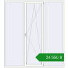 Ціноутворення Вікна 2100x2350 мм REHAU Euro 70 Білий (RAL 9016) з двох сторін. Ціна: ₴24,550.06