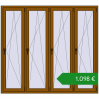 Ціноутворення Вікна 2000x1800 мм REHAU Brillant-Design. Ціна: €1,097.50