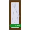 Ціноутворення Вікна 600x1500 мм REHAU Euro 60 WALNUT з двох сторін. Ціна: ₴7,383.38