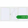 Ціноутворення Вікна 2300x1200 мм REHAU Euro 60 Білий (RAL 9016) з двох сторін. Ціна: ₴9,596.91