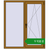 Ціноутворення Tilt-and-Turn 1200x1400 mm REHAU Euro 60 LIGHT_OAK two-sided. Ціна: ₴9,937.76