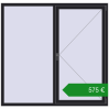 Ціноутворення Вікна 1800x1730 мм REHAU Brillant-Design. Ціна: €575.47