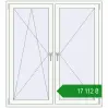 Ціноутворення Вікна 1350x1500 мм REHAU Euro 70 Білий (RAL 9016) з двох сторін. Ціна: ₴17,111.79