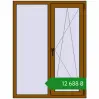 Ціноутворення Вікна 1100x1460 мм REHAU Euro 60 GOLDEN OAK з двох сторін. Ціна: ₴12,688.28