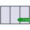 Ціноутворення Вікна 2400x1500 мм REHAU Euro 70 ANTHRACITE_GREY_STRUKTURAL з двох сторін. Ціна: ₴19,126.15