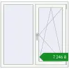 Ціноутворення Вікна 1180x1140 мм REHAU Euro 70 Білий (RAL 9016) з двох сторін. Ціна: ₴7,245.52