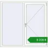 Ціноутворення Вікна 1440x1400 мм REHAU Euro 60 Білий (RAL 9016) з двох сторін. Ціна: ₴8,207.85