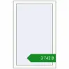 Ціноутворення Вікна 680x1080 мм REHAU Brillant-Design Білий (RAL 9016) з двох сторін. Ціна: ₴3,742.02