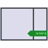 Ціноутворення Вікна 2000x1400 мм REHAU Euro 70 ANTHRACITE_GREY_STRUKTURAL з двох сторін. Ціна: ₴14,546.63