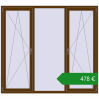 Ціноутворення Вікна 2000x1800 мм REHAU Euro 60. Ціна: €477.84