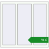 Ціноутворення Вікна 1095x1036 мм REHAU Euro 60. Ціна: €94.34