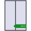 Ціноутворення Вікна 1550x2150 мм REHAU Euro 70. Ціна: €420.20