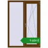 Ціноутворення Вікна 1005x1450 мм REHAU Euro 60 WALNUT з двох сторін. Ціна: ₴9,683.64