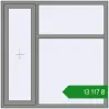Ціноутворення Вікна 1500x1500 мм Altest Pony 375 RAL 9007 Grey aluminium з двох сторін. Ціна: ₴13,117.03