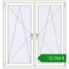 Ціноутворення Вікна 1280x1370 мм REHAU Euro 70 Білий (RAL 9016) з двох сторін. Ціна: ₴12,054.16
