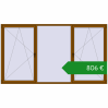 Ціноутворення Вікна 3200x1800 мм REHAU Euro 60. Ціна: €806.07