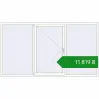 Ціноутворення Вікна 2600x1450 мм REHAU Euro 60 Білий (RAL 9016) з двох сторін. Ціна: ₴11,819.16
