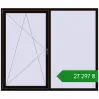 Ціноутворення Вікна 2000x1700 мм REHAU SYNEGO MD BLACK_BROWN з двох сторін. Ціна: ₴27,297.47