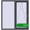 Ціноутворення Вікна 1320x1420 мм REHAU Euro 70. Ціна: €333.97