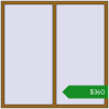Ціноутворення Вікна 1600x1600 мм REHAU SYNEGO MD LIGHT_OAK з двох сторін. Ціна: $360.32