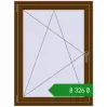 Ціноутворення Вікна 900x1200 мм REHAU Euro 60 WALNUT з двох сторін. Ціна: ₴8,326.27