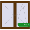 Ціноутворення Вікна 1450x1400 мм REHAU SYNEGO MD. Ціна: €550.34