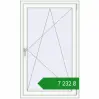 Ціноутворення Вікна 850x1400 мм REHAU Euro 70 Білий (RAL 9016) з двох сторін. Ціна: ₴7,231.55