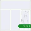 Ціноутворення Вікна 1800x1800 мм Altest Pony 375 RAL 9016 Traffic white з двох сторін. Ціна: ₴16,230.59
