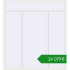 Ціноутворення Вікна 2200x2400 мм REHAU SYNEGO MD Білий (RAL 9016) з двох сторін. Ціна: ₴24,079.40