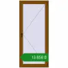 Ціноутворення Вікна 870x2000 мм REHAU Euro 60 GOLDEN OAK з двох сторін. Ціна: ₴13,858.48