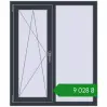 Ціноутворення Вікна 1000x1200 мм REHAU Euro 60 ANTHRACITE_GREY_STRUKTURAL з двох сторін. Ціна: ₴9,027.74