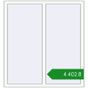 Ціноутворення Tilt-and-Turn 1200x1300 mm REHAU Euro 60 RAL 9016 Traffic white two-sided. Ціна: ₴4,402.21